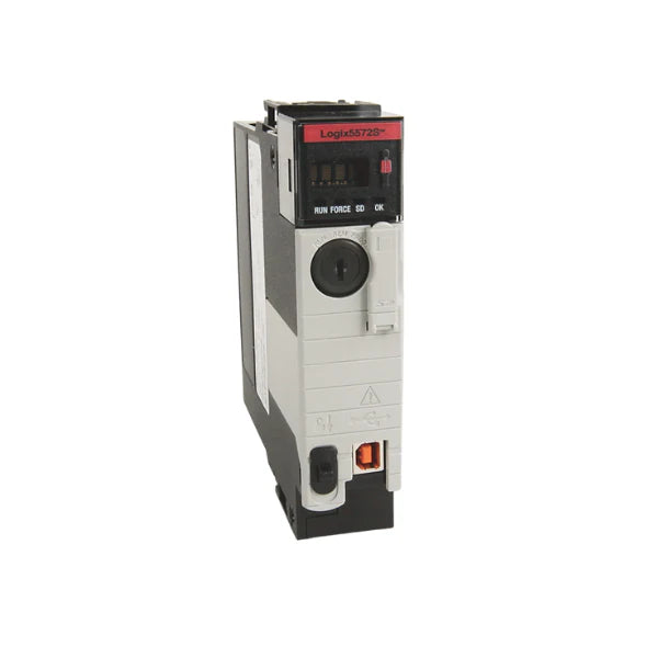 Allen-Bradley 1756-L72S GuardLogix 5570 safety controller, 4MB standard memory, SIL 3, ControlLogix, dual-processor, industrial automation.