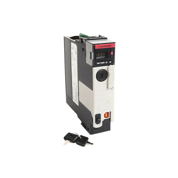 Allen-Bradley 1756-L73S GuardLogix SIL2 safety controller, 8MB memory, integrated standard and safety control, ControlLogix chassis compatible.