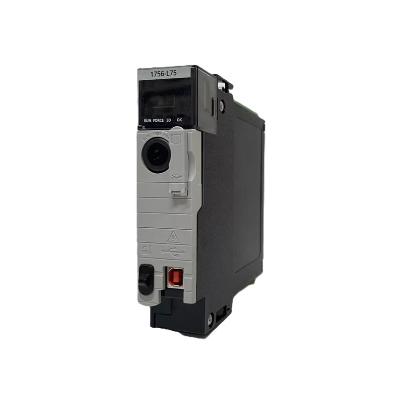 Allen-Bradley 1756-L75 ControlLogix controller, 32MB memory, EtherNet/IP, USB, Logix 5570 high-performance CPU