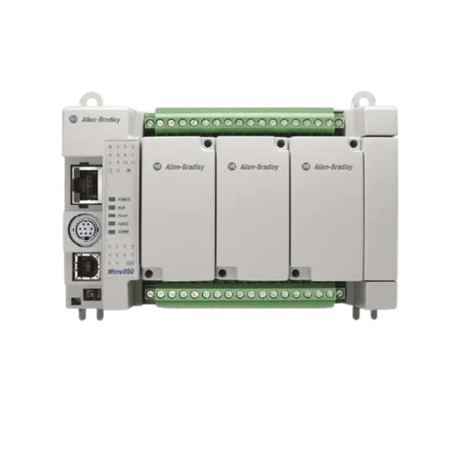 Allen-Bradley 2080-LC50-24QVB Micro850 PLC, 24 DC outputs, 24V DC, Ethernet and USB, base controller unit