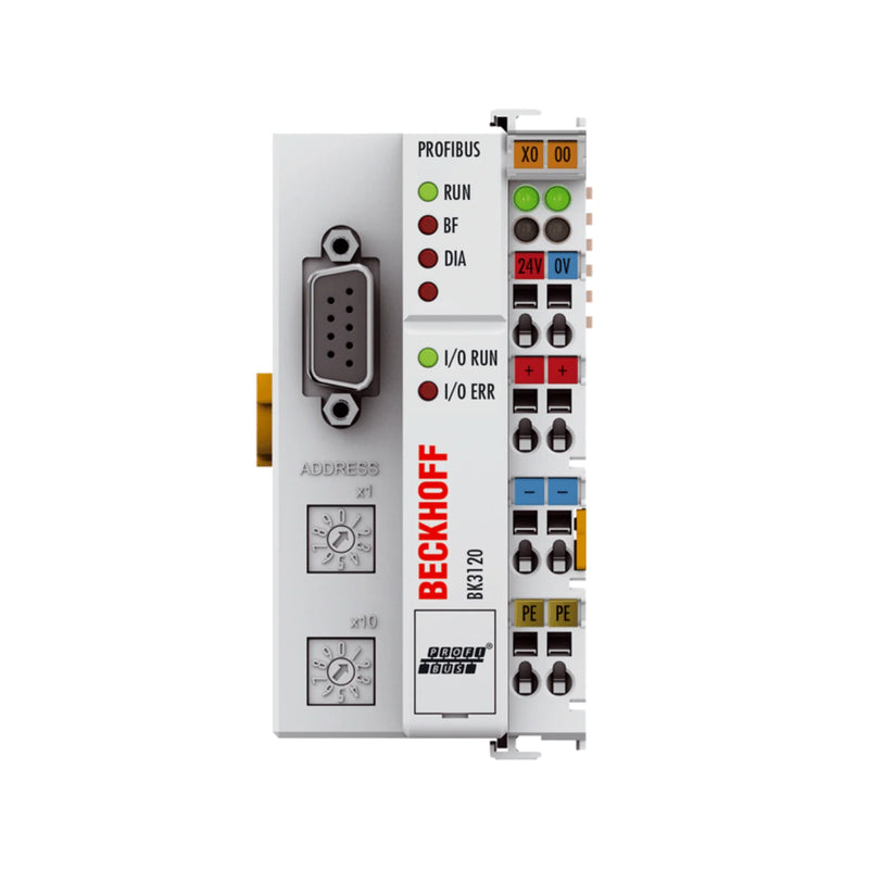 Beckhoff BK3120 PROFIBUS bus coupler 24 V DC up to 64 Bus Terminals