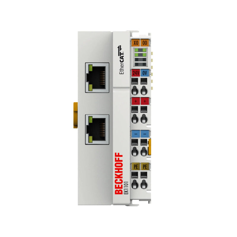 Beckhoff EK1101 EtherCAT coupler with two RJ45 ports 24 V DC