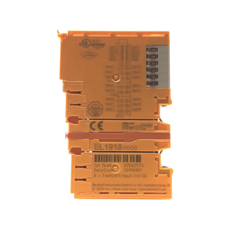 Beckhoff EL1918 TwinSAFE Logic 8-channel digital input terminal 24 V DC