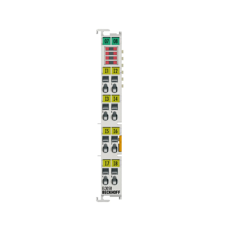 Beckhoff EL3058 8-channel analog input terminal 4–20 mA