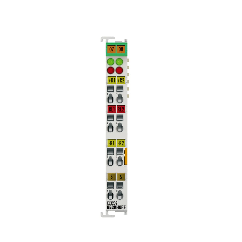 Beckhoff KL3202 2-channel analog input terminal RTD resistance