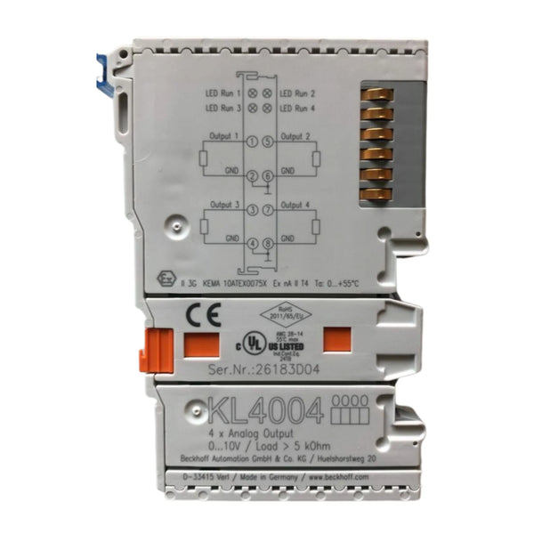 Modulo PLC BECKHOFF KL4004 Nuovo - Spedizione Gratuita DHL