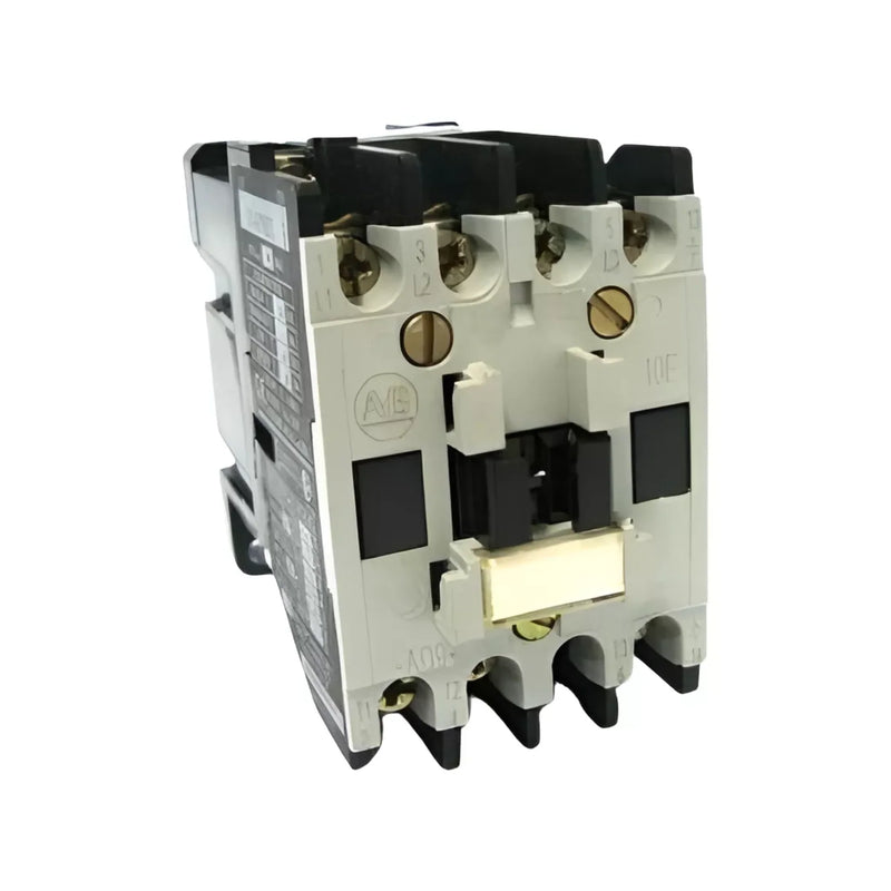 Allen-Bradley 100-A09ND3 contactor, 9A, 3-pole, 24V DC coil, 1 N.O. auxiliary, IEC, DIN rail mount