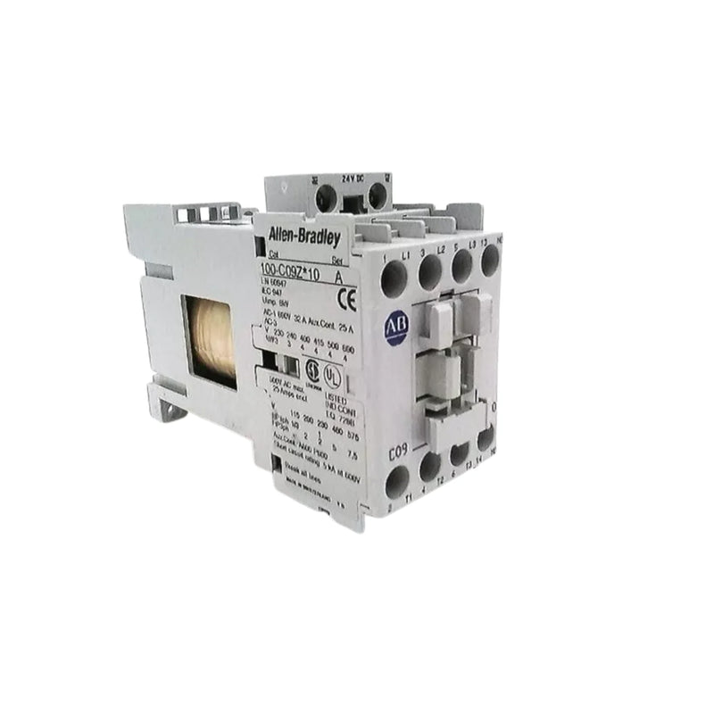 Contator Allen-Bradley 100-C09ZJ10 | 9 A | 24 V CC | IEC