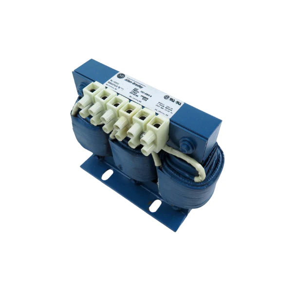 3-phase line reactor, 25A, 600V AC, open type, protects VFDs and motors from harmonics and transients.