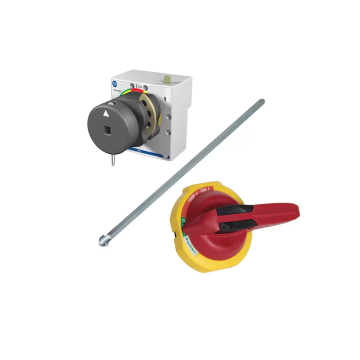 Allen-Bradley 140G-G-RVM21R 125A 2-pole MCCB with rotary handle, G-frame, IEC compliant, 36kA interrupting capacity