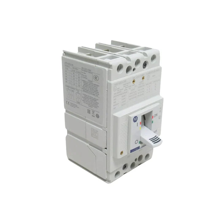 Allen-Bradley 140G-G2C3-C60 molded case circuit breaker, 60A, 3-pole, G-frame, thermal-magnetic, 35kA at 480V