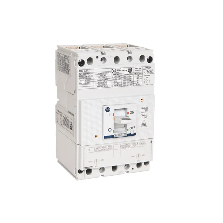 Allen-Bradley 140G-G6C3-C40 40A 3-pole molded case circuit breaker, thermal-magnetic, G-frame, 600V 