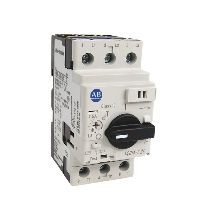 Allen-Bradley 140M-C2E-A63 motor protection circuit breaker, 10–16A, 3-pole, thermal magnetic, C-frame