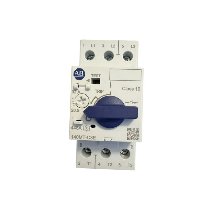 Allen-Bradley 140MT-C3E-C32 motor protection circuit breaker, 32A, 3-pole, thermal-magnetic, Type E, C-frame