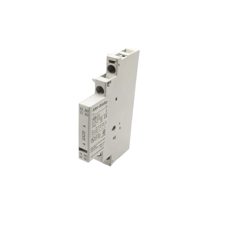 Allen-Bradley 140M-C-ASA20 motor protection breaker, 2A, 3-pole, adjustable, manual reset, DIN rail mount