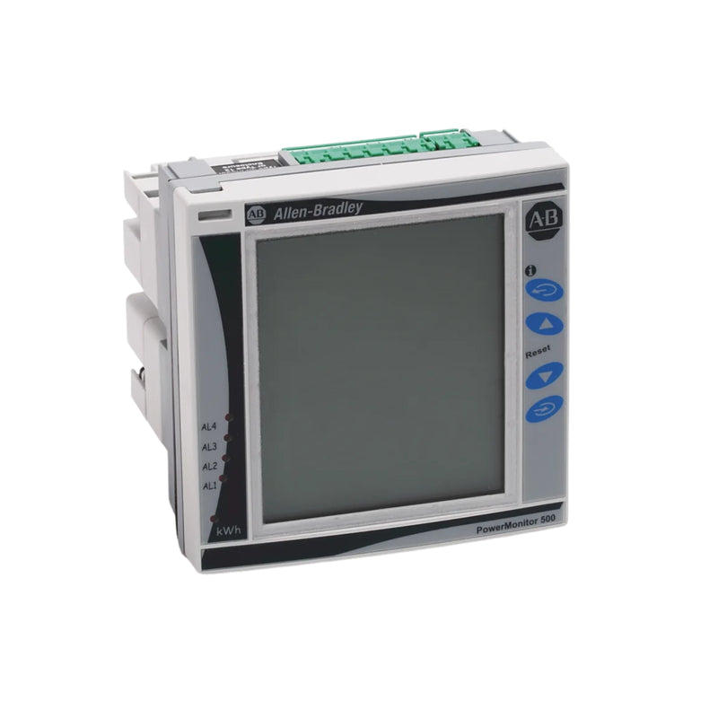 1420-V2A-ENT energy monitor, 600V AC, dual analog output, EtherNet/IP, DIN mount, for industrial use.