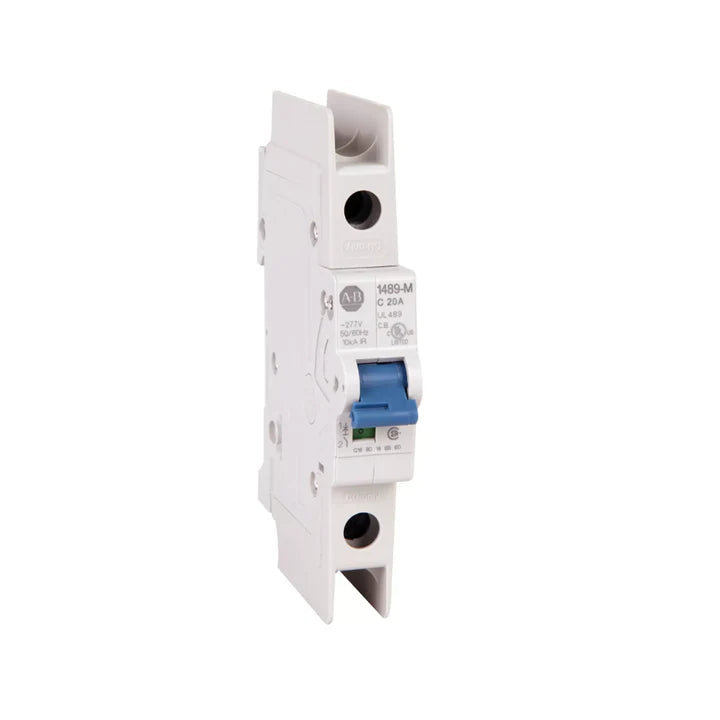 Allen-Bradley 1489-M1C030 1-pole miniature circuit breaker, 30A, C curve, DIN rail, UL 489