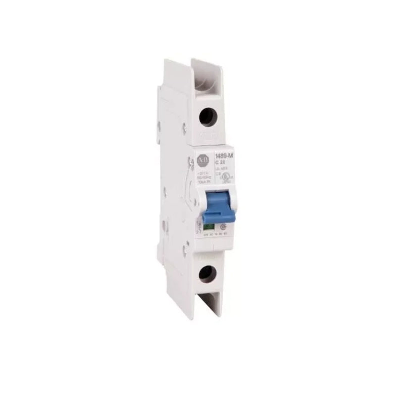 Allen-Bradley 1489-M1C100 MCB, 1-pole, 100A, C curve, 277V AC, UL 489, DIN rail mount