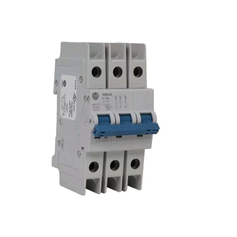 Allen-Bradley 1489-M3C160 MCB, 3-pole, 16A, C curve, DIN rail, UL 489, IEC compliant