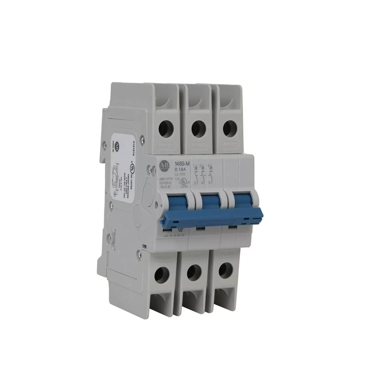 Allen-Bradley 1489-M3C200 2-pole miniature circuit breaker, 20A, C curve, 200V AC, DIN rail mount