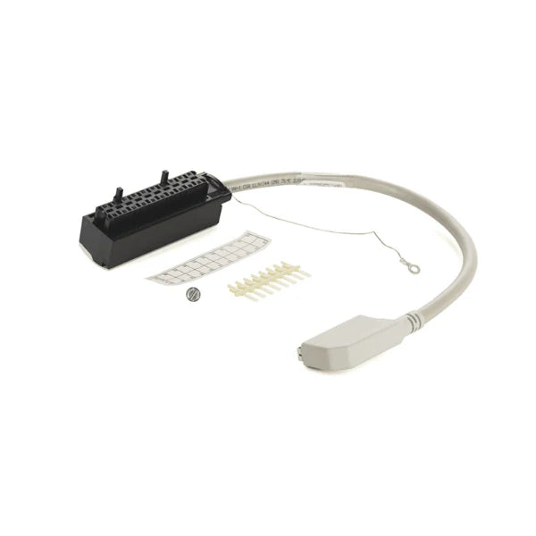 Allen-Bradley 1492-CONACAB005G8 8-pin prewired cable assembly, 0.5 meter, for analog I/O modules.