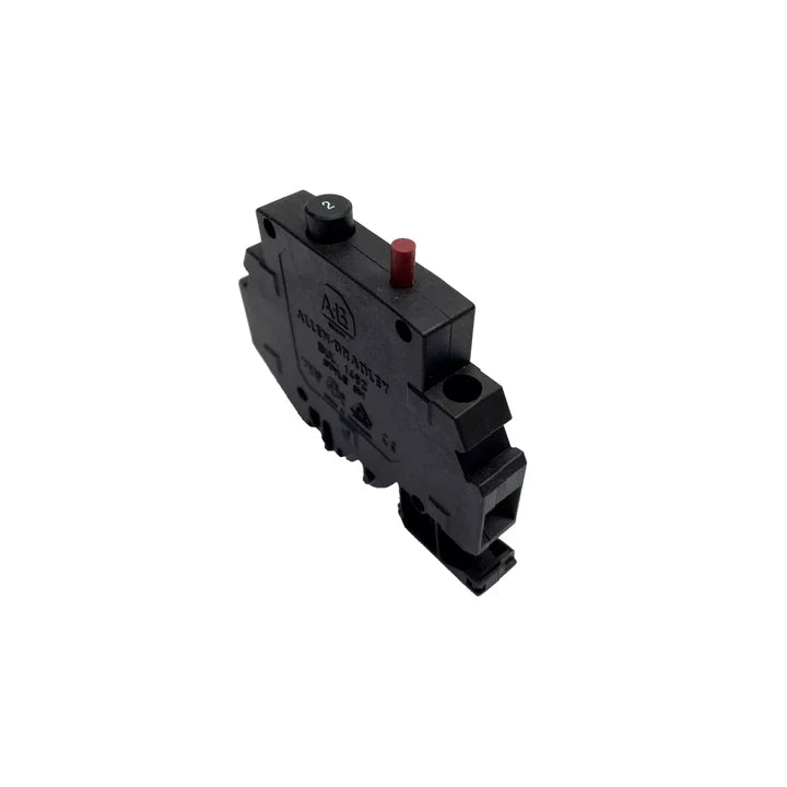 Allen-Bradley 1492-GH020 5x20 mm panel-mount fuse holder, 6.3A, 250V, finger-safe, 1-pole