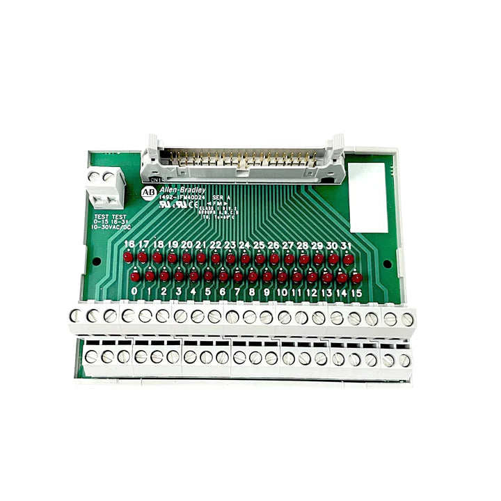 Allen-Bradley 1492-IFM40D24 40-channel 24V DC digital input interface module, DIN rail mount