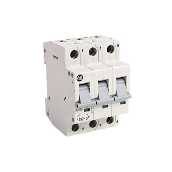 1492-SP3B160 3-pole miniature circuit breaker, 16 A, B curve, UL 489, DIN rail mount, for industrial and control panel protection.