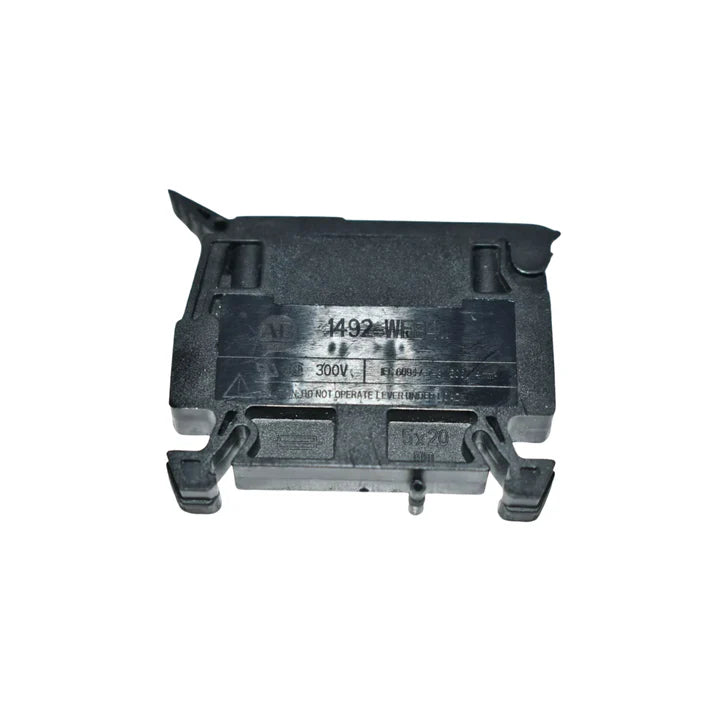 Allen-Bradley 1492-WFB424 terminal block, 4-point, screw clamp, 24V DC, gray, DIN rail mount