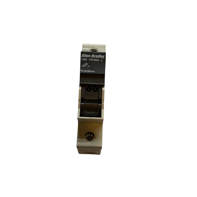 Allen-Bradley 1492-FB1M30 1-pole 30A Class CC fuse holder, DIN rail mount, 600V, finger-safe