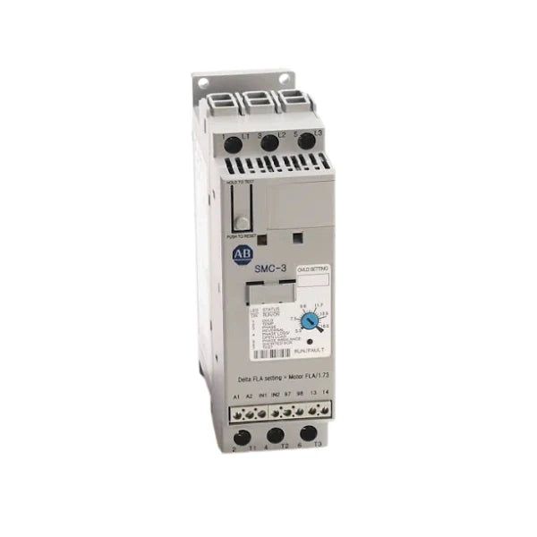  150-C30NBR SMC-3 Smart Motor Controller, 30A, 200–480V AC, 3-phase compact soft starter for industrial applications.