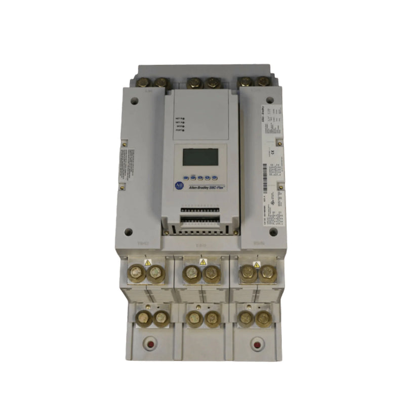 Allen-Bradley 150-F361NBD SMC-Flex soft starter, 361A, 480V AC, 3-phase, open type, no bypass.
