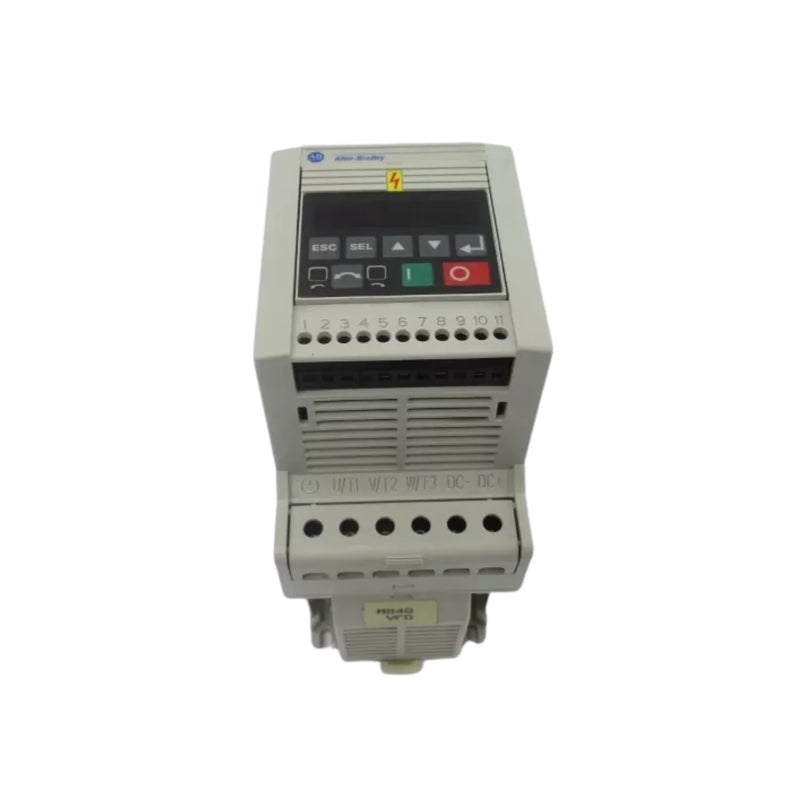 Allen-Bradley 160-BA04NSF1 smart speed controller, 0.5 HP, 460V 3PH, 2.4A, Frame A, open type, no filter