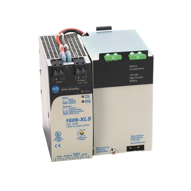 Allen-Bradley 1606-XLS240-UPSC 240W 24V DC uninterruptible power supply, DIN rail, UPS module for industrial backup