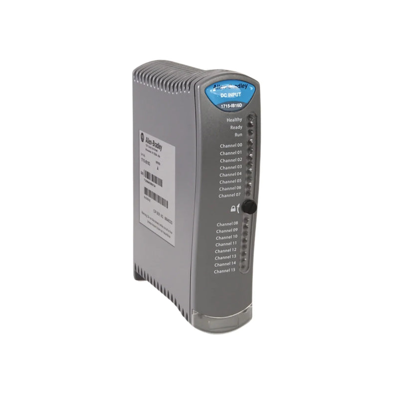 Allen-Bradley 1715-IB16D digital input module, 16-point, 24V DC sinking, redundant with diagnostics