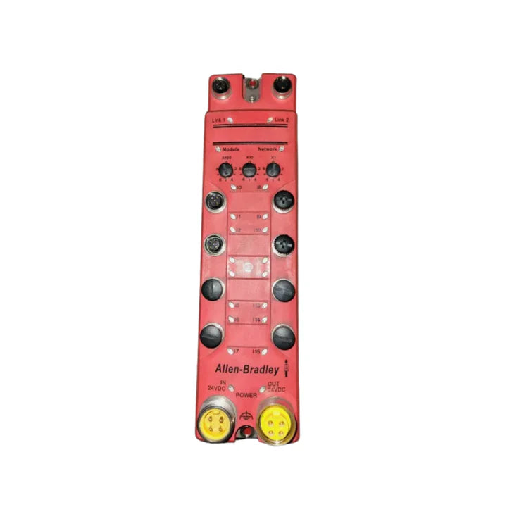 Allen-Bradley 1732ES-IB12XOBV2 ArmorBlock Safety I/O module, 12 inputs, 4 outputs, CIP Safety, M12, IP67