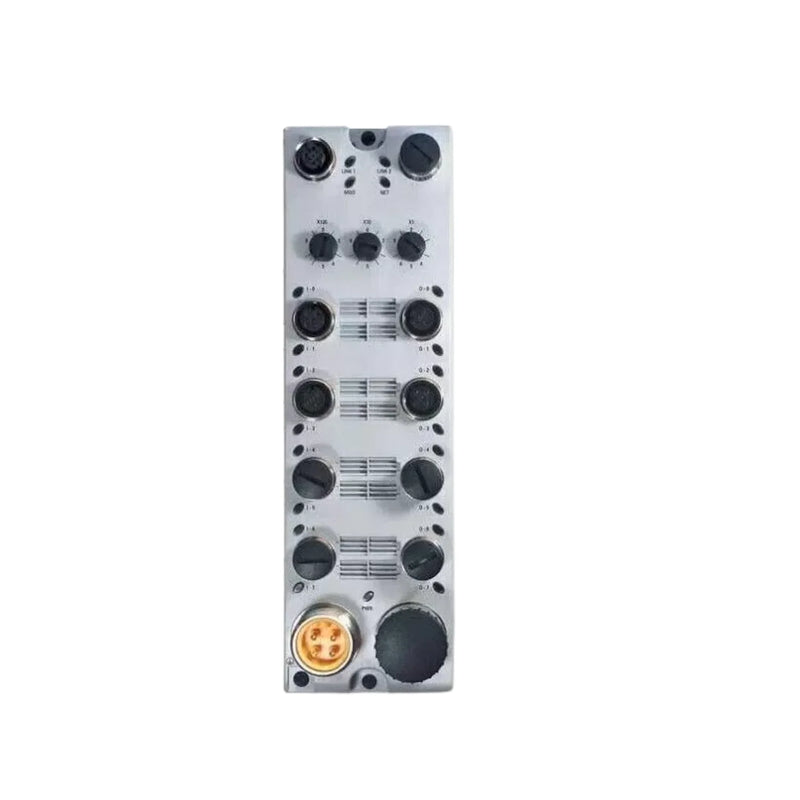 Allen-Bradley 1732E-12X4M12QCDR ArmorBlock I/O module, 12 inputs, 4 outputs, Ethernet/IP, M12 connectors, IP67