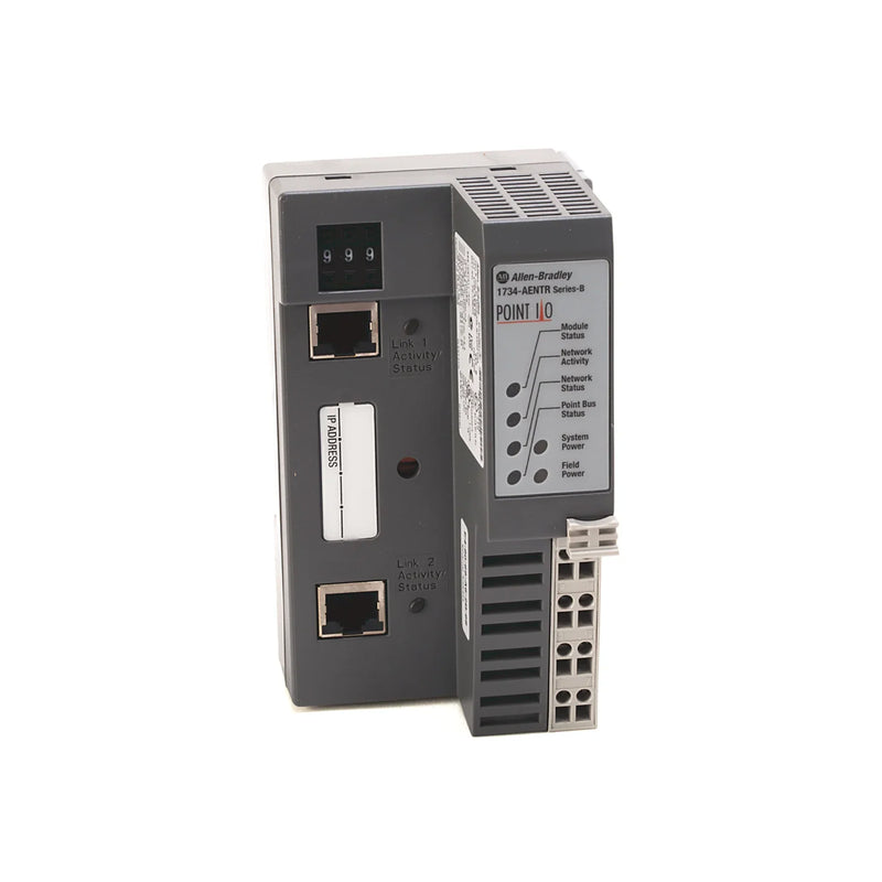 Allen-Bradley 1734-AENTRK redundant Ethernet adapter for POINT I/O, DIN rail mount