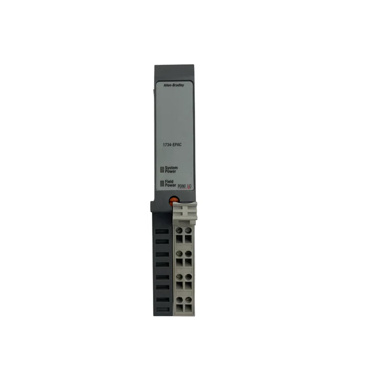 Allen-Bradley 1734-EPAC POINT I/O expansion power supply, 120/240V AC input, 5V/24V DC output, DIN rail mount