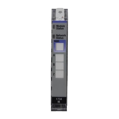 Allen-Bradley 1734-IK POINT I/O incremental encoder module, 1 channel, 24V DC, DIN rail mount, high-frequency input, open-style.