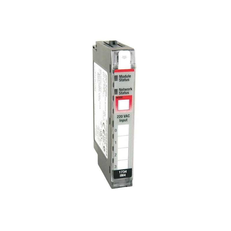 Allen-Bradley 1734-IM4 POINT I/O input module, 4-channel, 240V AC, DIN rail mount