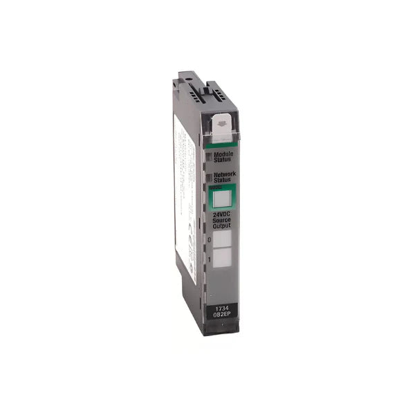Allen-Bradley 1734-OB2EP digital output module, 2-channel, 24V DC sourcing, enhanced diagnostics, POINT I/O.