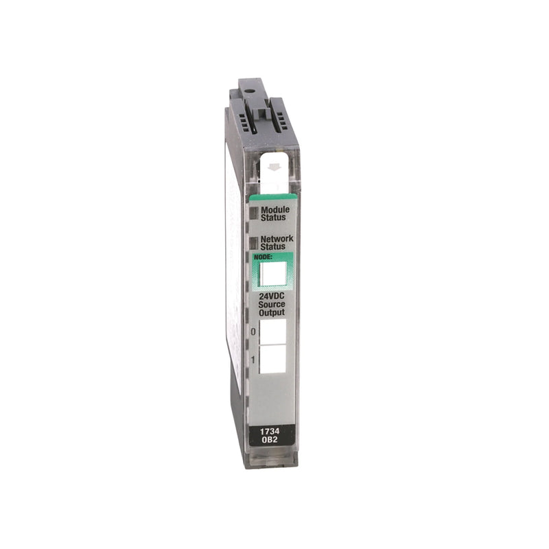 Allen-Bradley 1734-OB2 POINT I/O 2-channel 24V DC output module, PNP, DIN rail mount