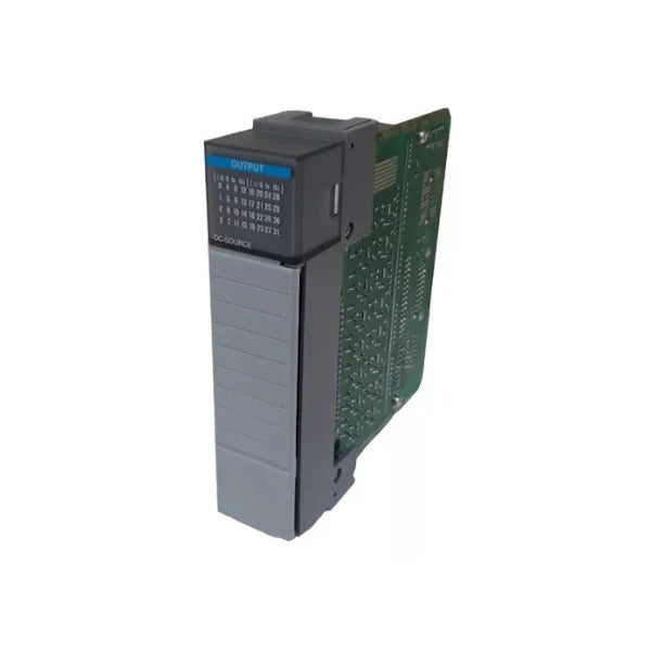 Allen-Bradley 1746-OB32 SLC 500 digital output module, 32-point 24V DC sourcing output, compact and robust for industrial automation.