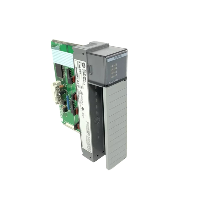 Allen-Bradley 1746-OB8 SLC 500 output module, 8-point, 10–50V DC, sourcing, solid-state