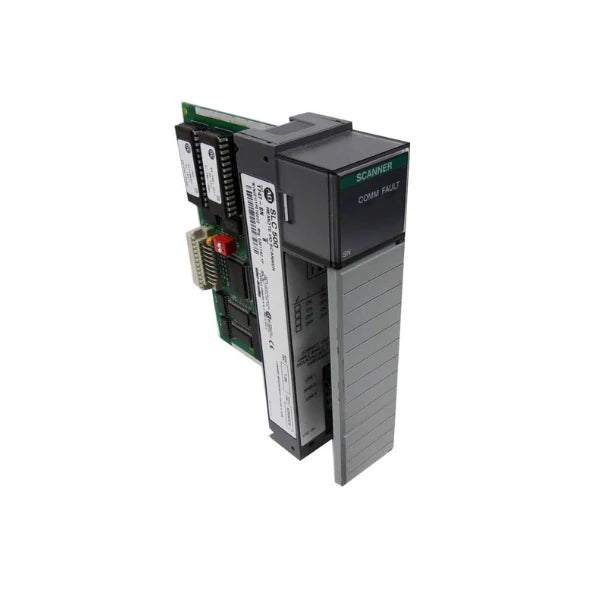 Remote I/O scanner module, 57.6–230.4 kbps, SLC 500, Blue Hose communication, for distributed control systems.