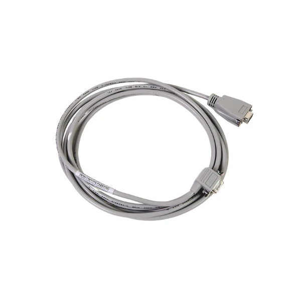 1756-CP3 RS-232 serial communication cable, DB9 to DB9, for programming ControlLogix PLCs.