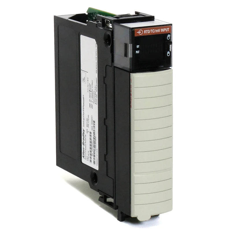 Allen-Bradley 1756-IRT8I ControlLogix analog input module, 8 isolated channels for RTD, thermocouple, millivolt, and resistance inputs.