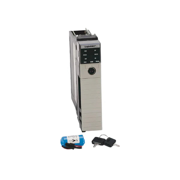 Allen-Bradley 1756-L61 ControlLogix 5561 processor, 2MB memory, RS-232 serial communication, high-speed industrial automation controller.