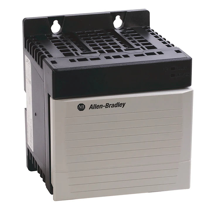 Allen-Bradley 1756-PB75R ControlLogix redundant DC power supply, 75W output, 24V DC input, panel mount, open-style enclosure